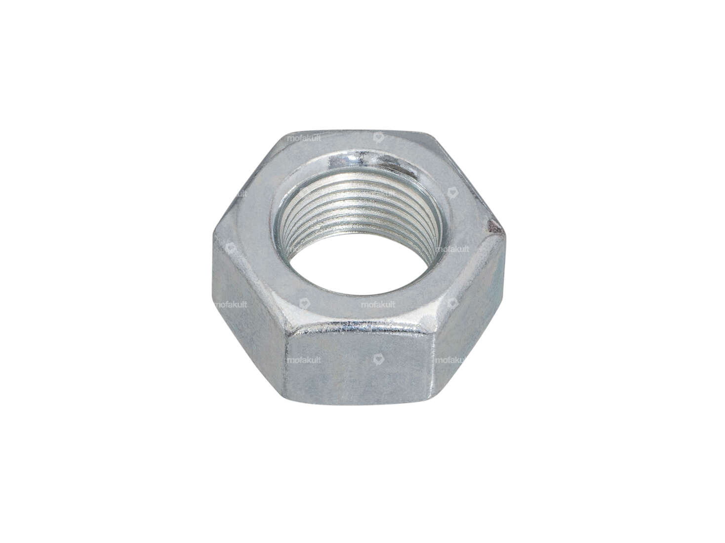 Nut M12x1 x 10 SW19 Wheel nut galvanized Carousel Image 1