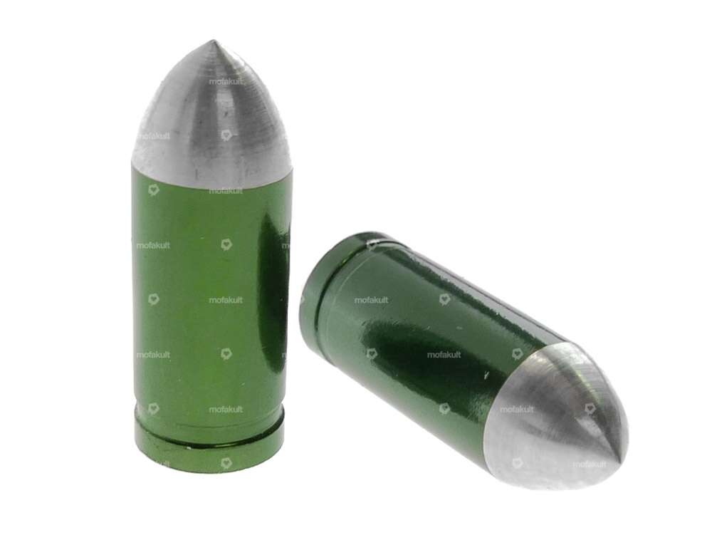 Ventilkappen Patrone Alu grün / silber Carousel Image 1