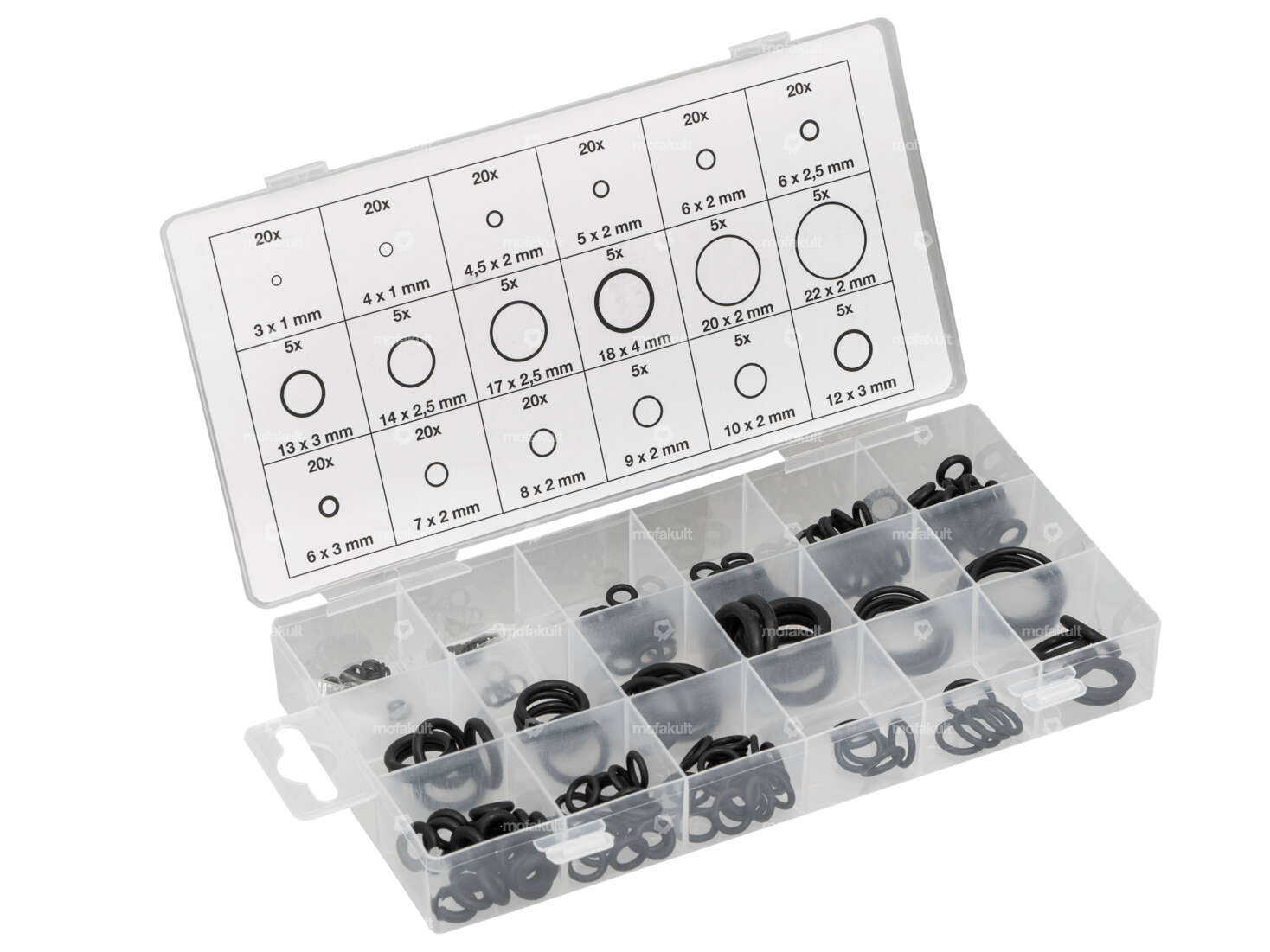 BGS O-Ring Sortiment Ø 3 - 22 mm Carousel Image 1