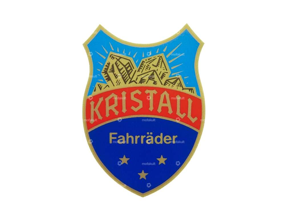 Aufkleber «Kristall» 41 x 58 mm NOS Carousel Image 1