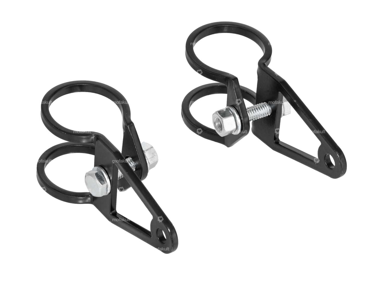 EBR lamp holders Ø 28 mm short plain black Carousel Image 1