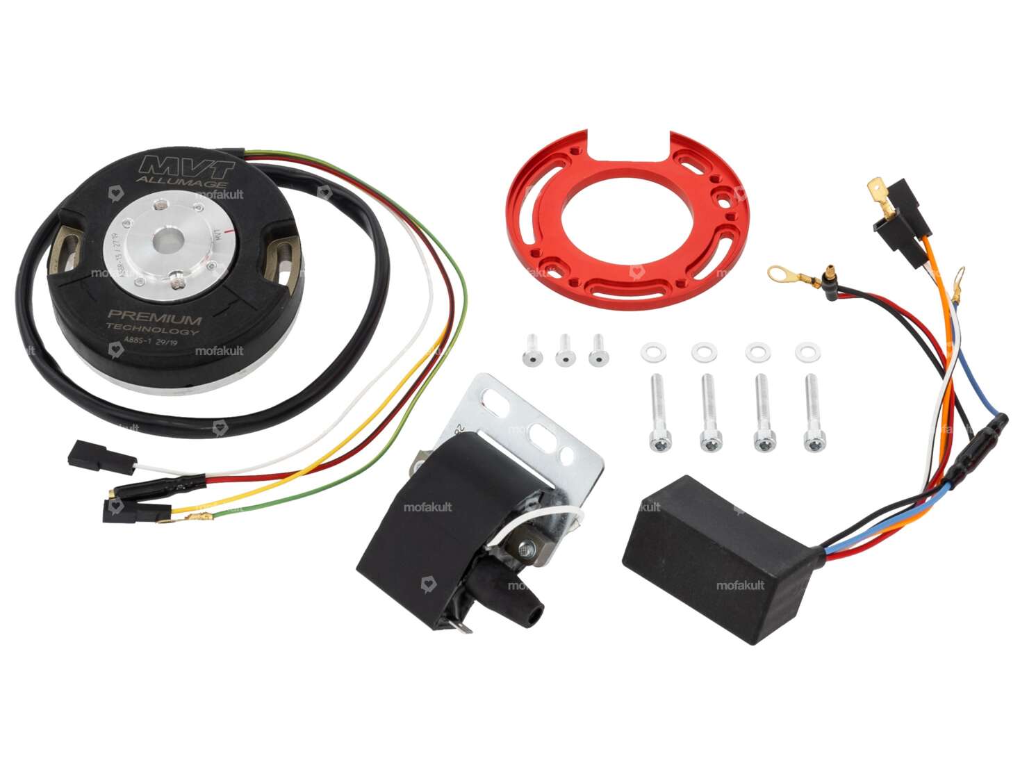 MVT Innenrotorzündung inkl. Drehzahlbegrenzer & Licht 12V | Puch / Sachs Carousel Image 1