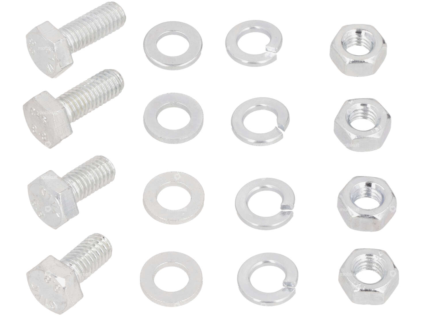 GPO screw set front mudguard galvanized | Hercules 621, 623, Prima Carousel Image 1