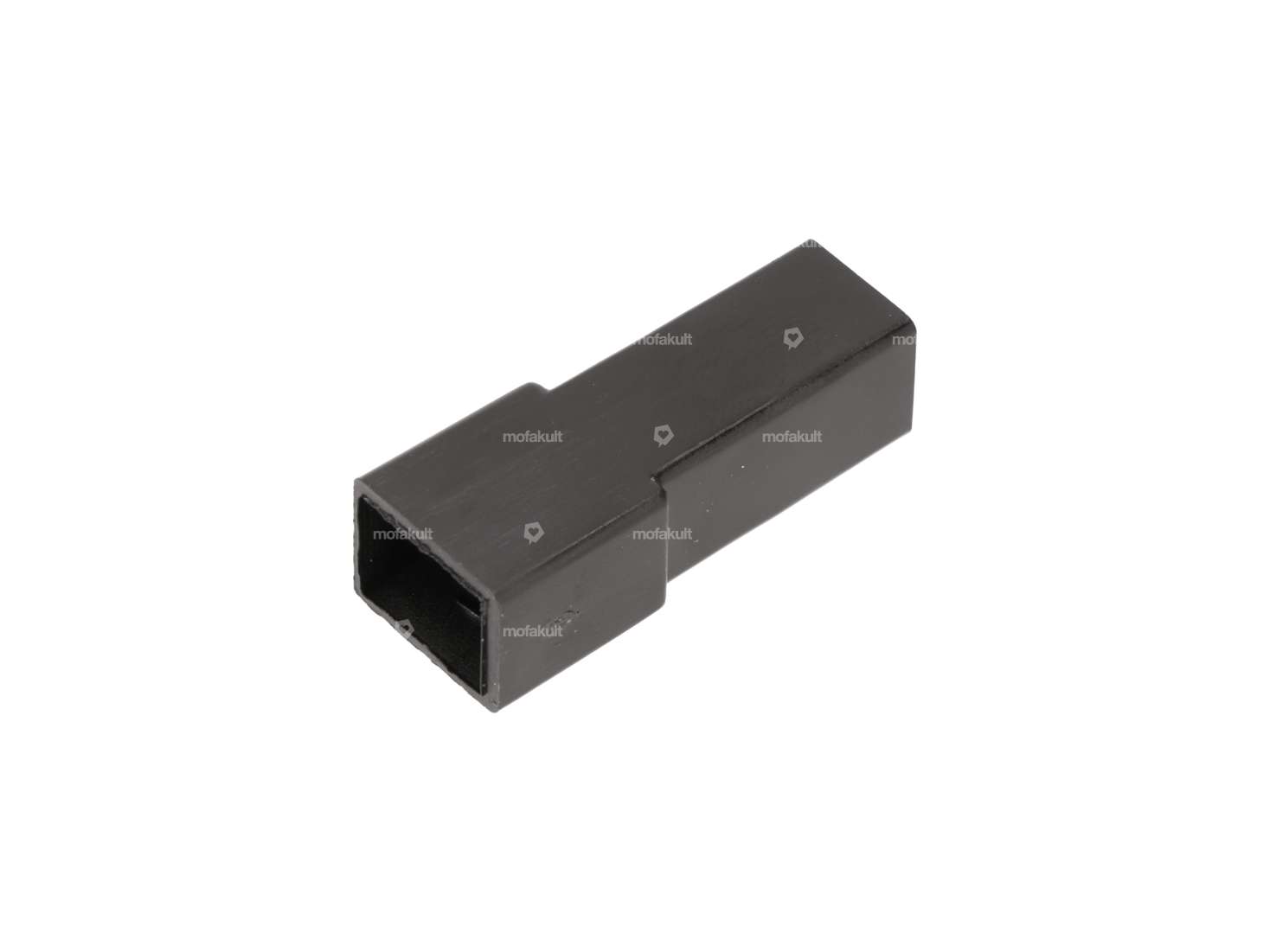 Flat plug housing 6.3 mm female 1-pin black Carousel Image 1