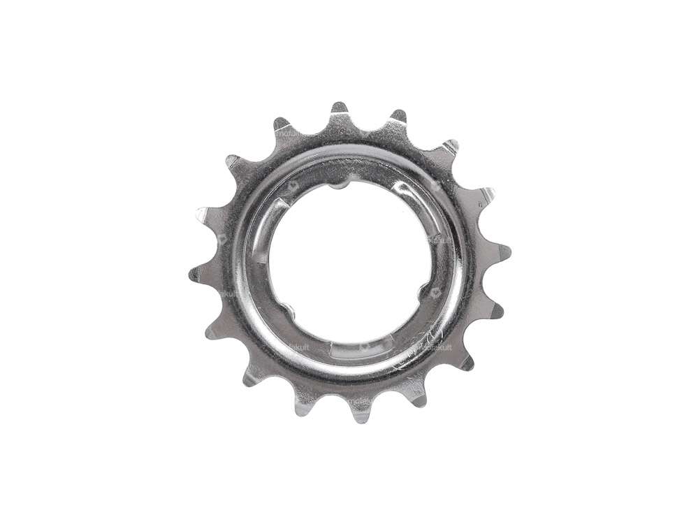 Sprocket back pedal 16 teeth chrome Carousel Image 2