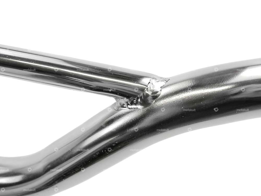 Handlebar fork plate 13 cm cross chrome Carousel Image 4