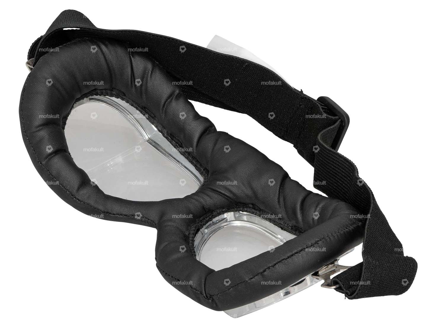 Aviator glasses square chrome Carousel Image 2