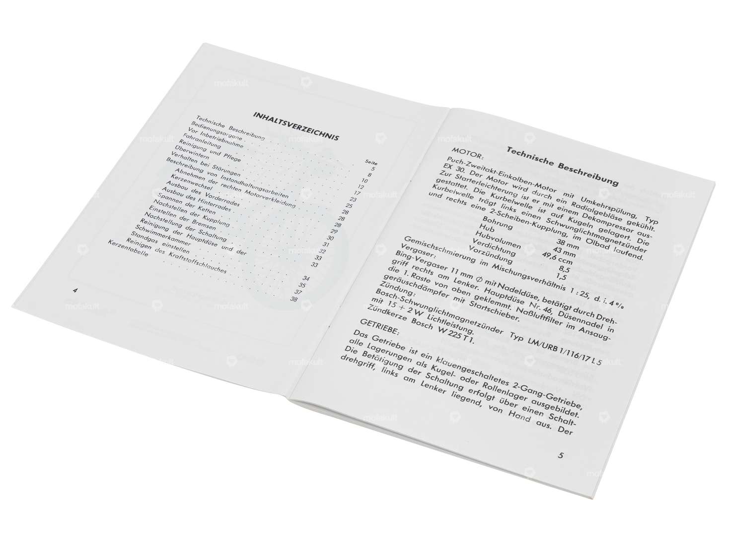 Betriebsanleitung | Puch X30 Velux 1. Auflage Carousel Image 2