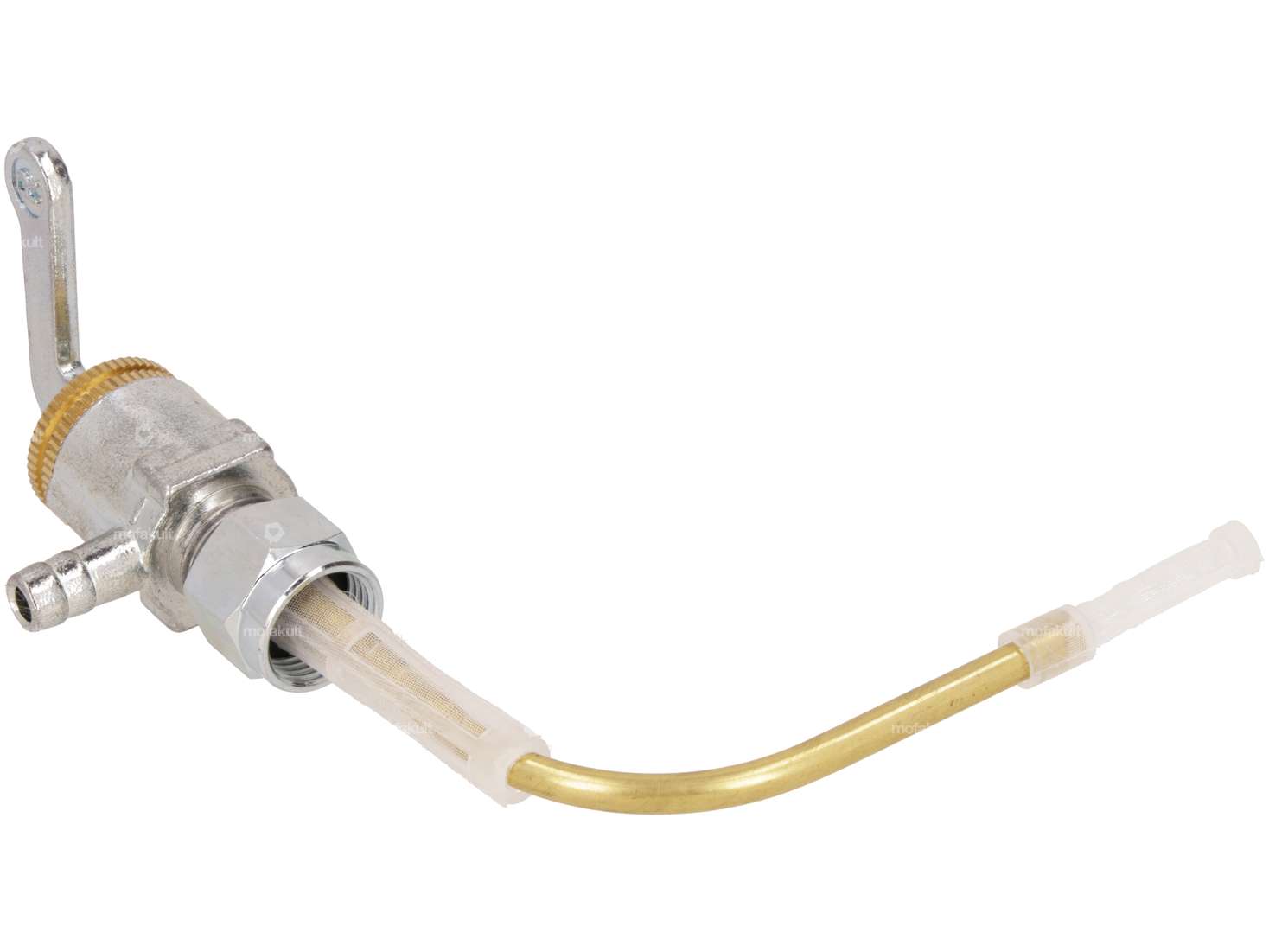 Benzinhahn horizontal M12x1 (mit Überwurfmutter) unten abgehend | Piaggio Ciao Carousel Image 2