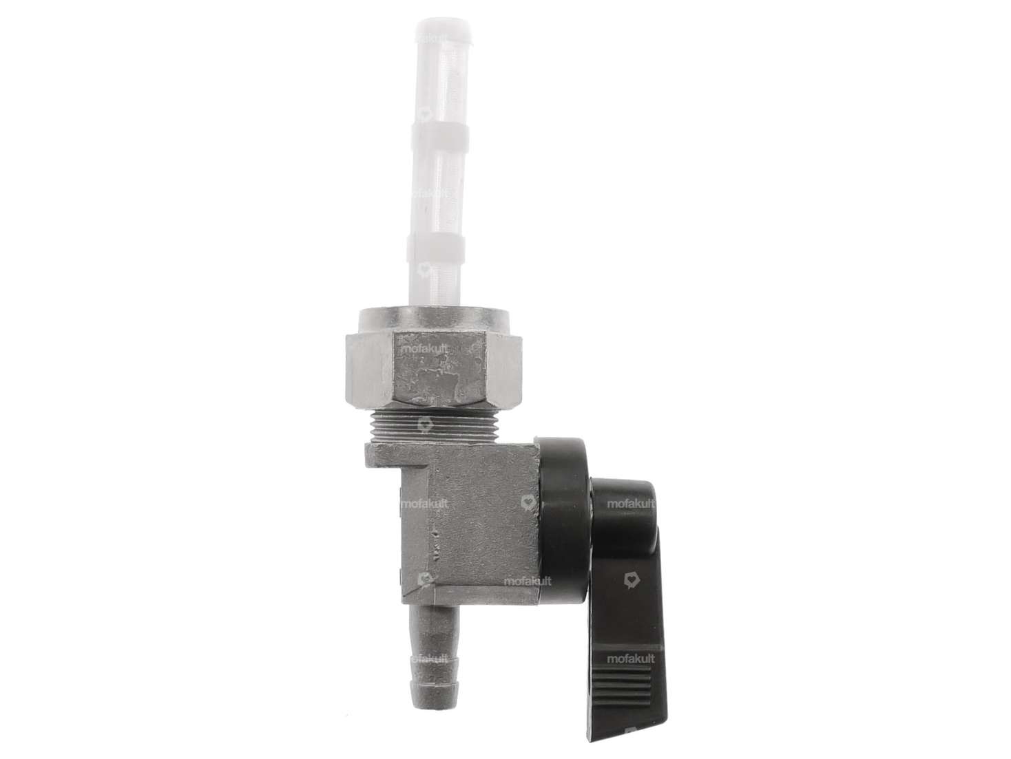 OMG Benzinhahn senkrecht M16x1 beschriftet (mit Überwurfmutter) nach unten abgehend Carousel Image 2