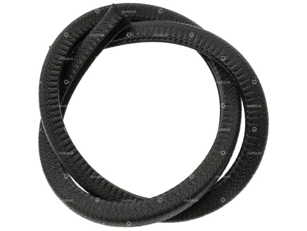 Edge protection 4 - 6 mm black reinforced (per meter) | mofakult