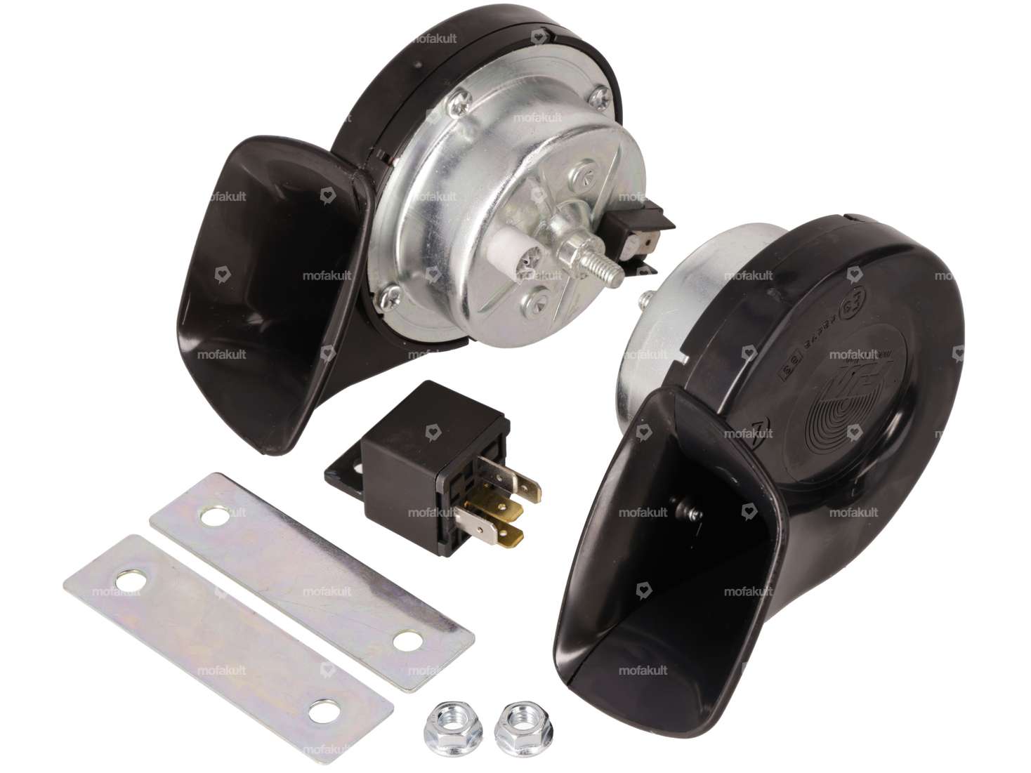 FISA 12V Fanfare 2 Klang Horn Carousel Image 1