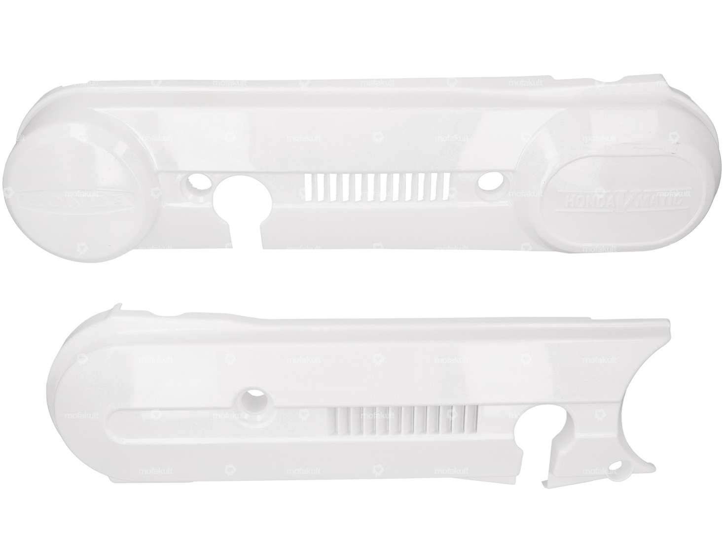 Side protectors white | Honda Camino (Hobbit) PA50 Carousel Image 1