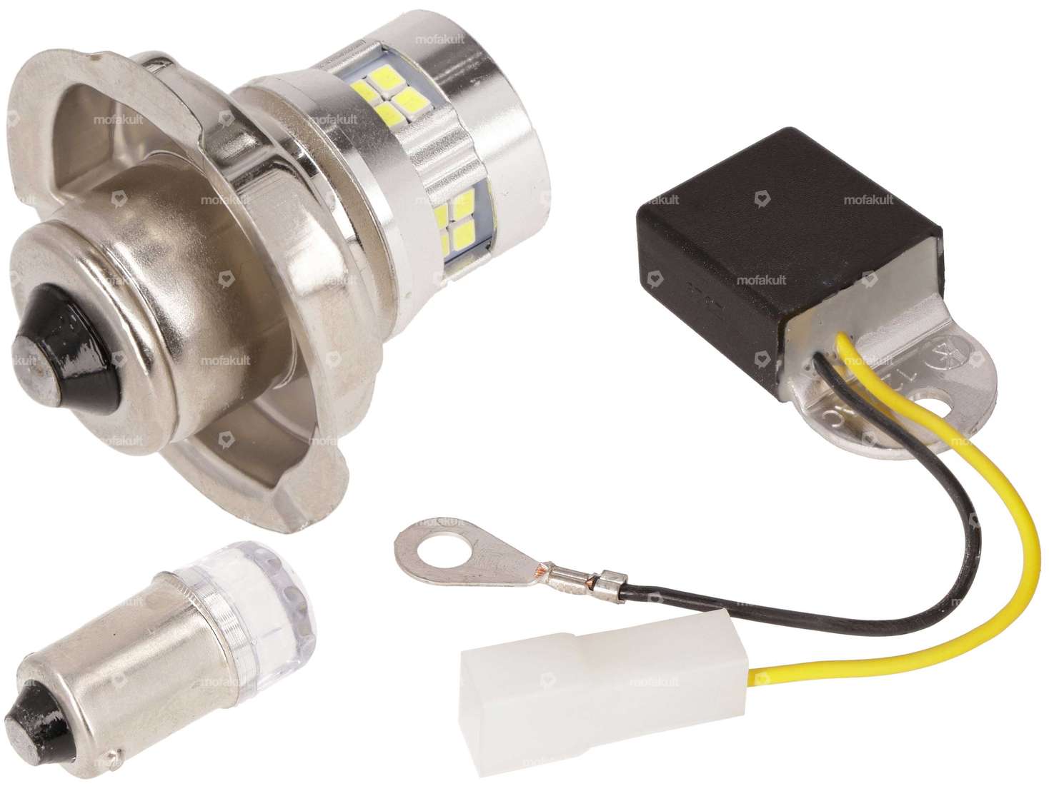 12V LED-Set (P26s) mit Leonelli Spannungsregler | Puch Carousel Image 1