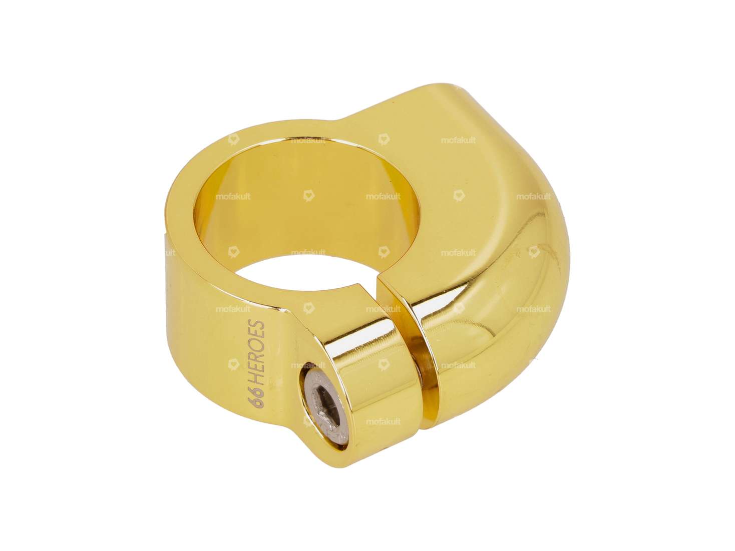 66HEROES Spiegelhalterung M10 gold Carousel Image 2