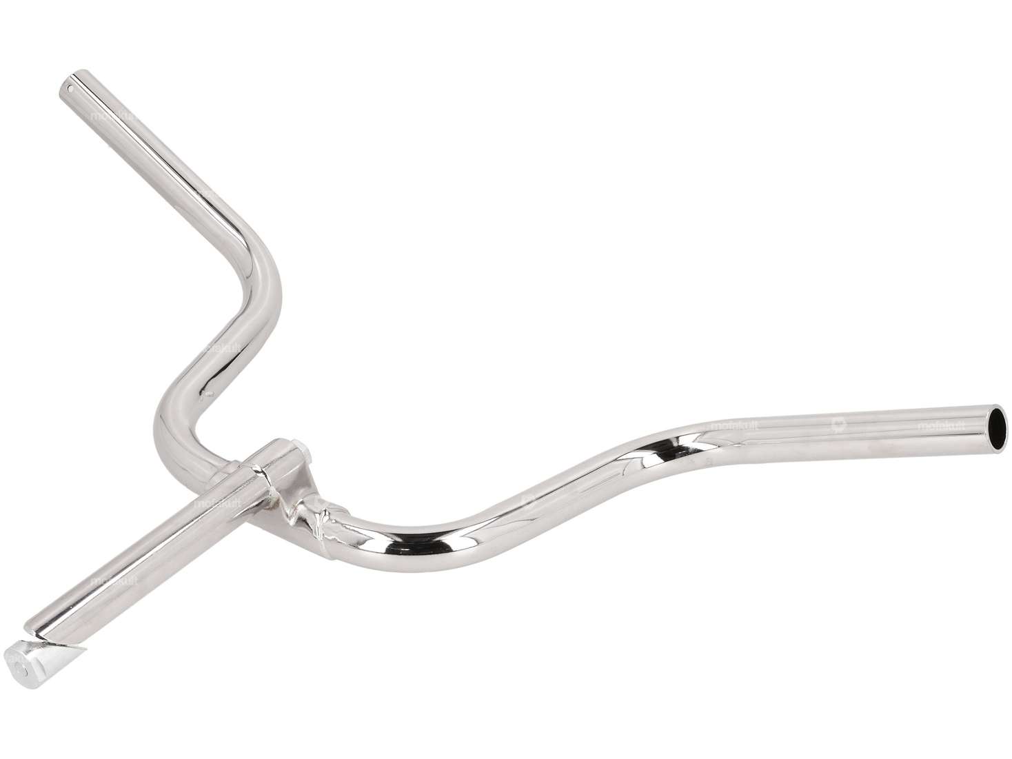 Lenker mit Vorbau 17 cm Ø 22 mm EBR Gabel Chrom | Puch Maxi N, X30 Carousel Image 3