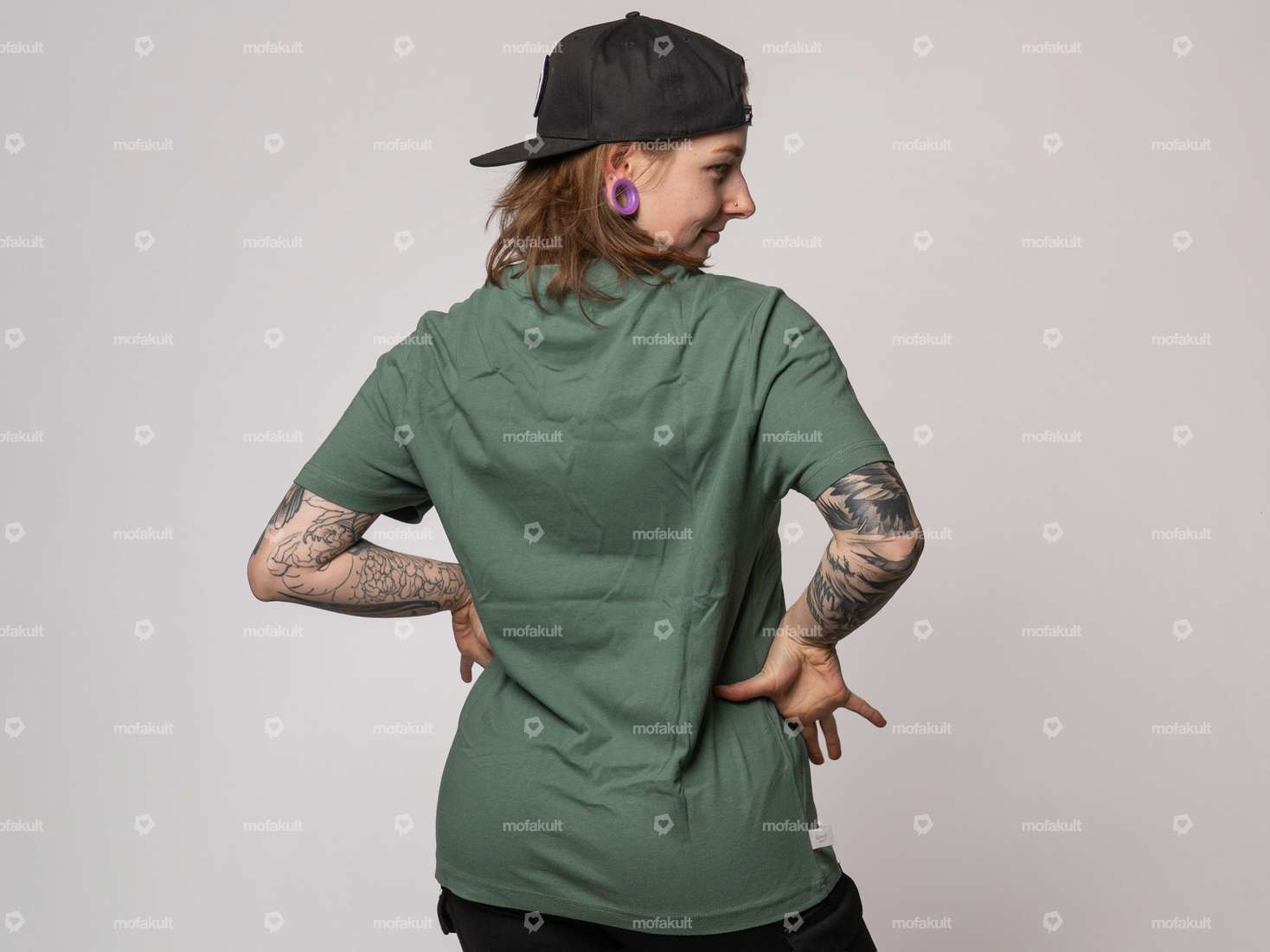 mk-Merch T-Shirt «Maxi Tuning» UNISEX petrol Carousel Image 3