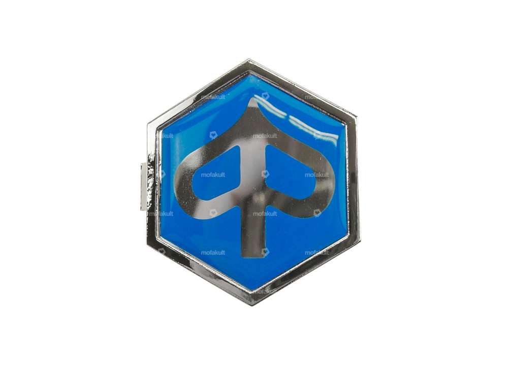 Emblem Kaskade «Piaggio» Ø 37 mm original | Vespa PX, T5, PK XL Carousel Image 1
