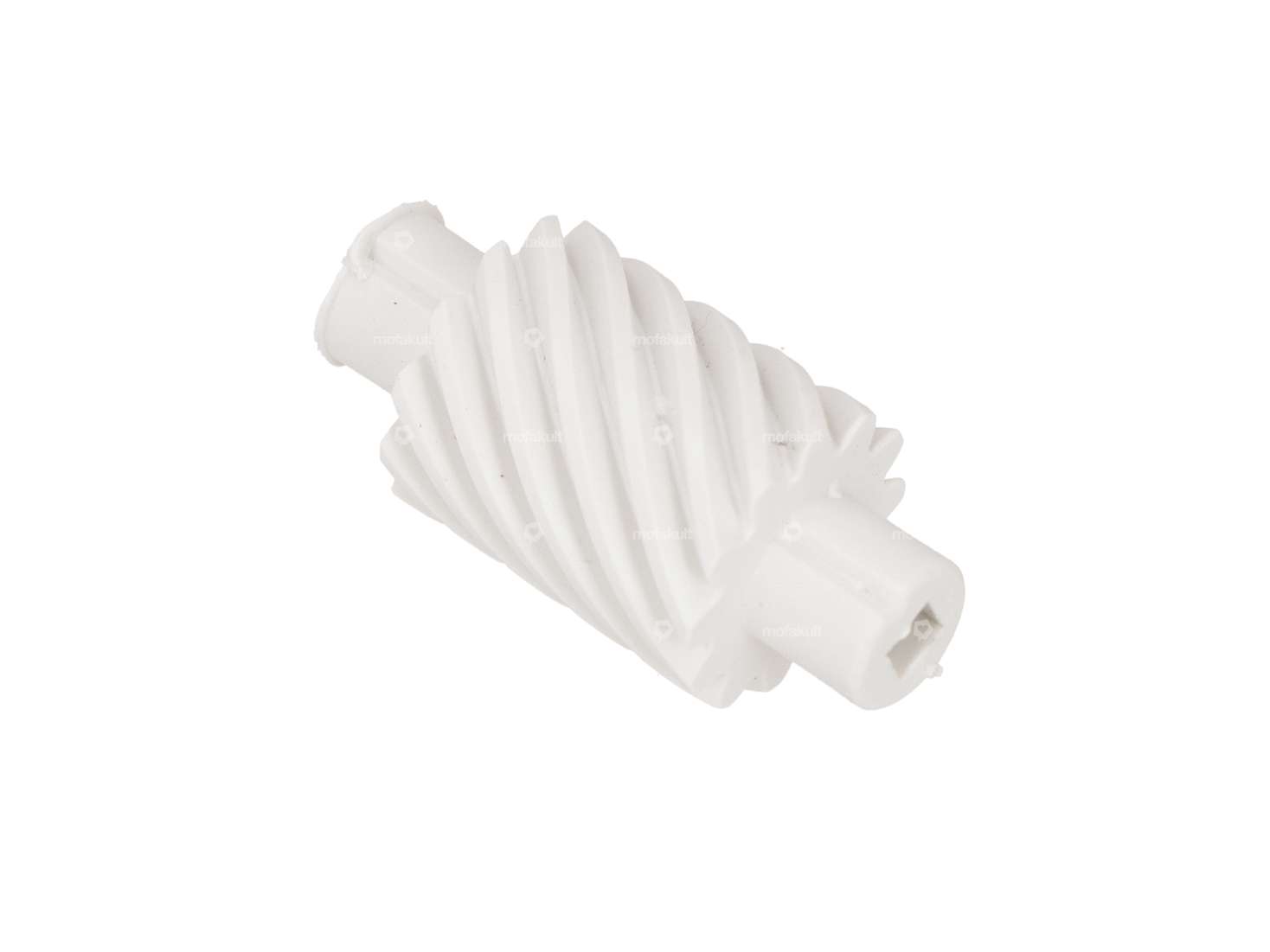 Speedometer worm 12 teeth white | Vespa P80X, P125X, PX125, P150X, P200E Carousel Image 2