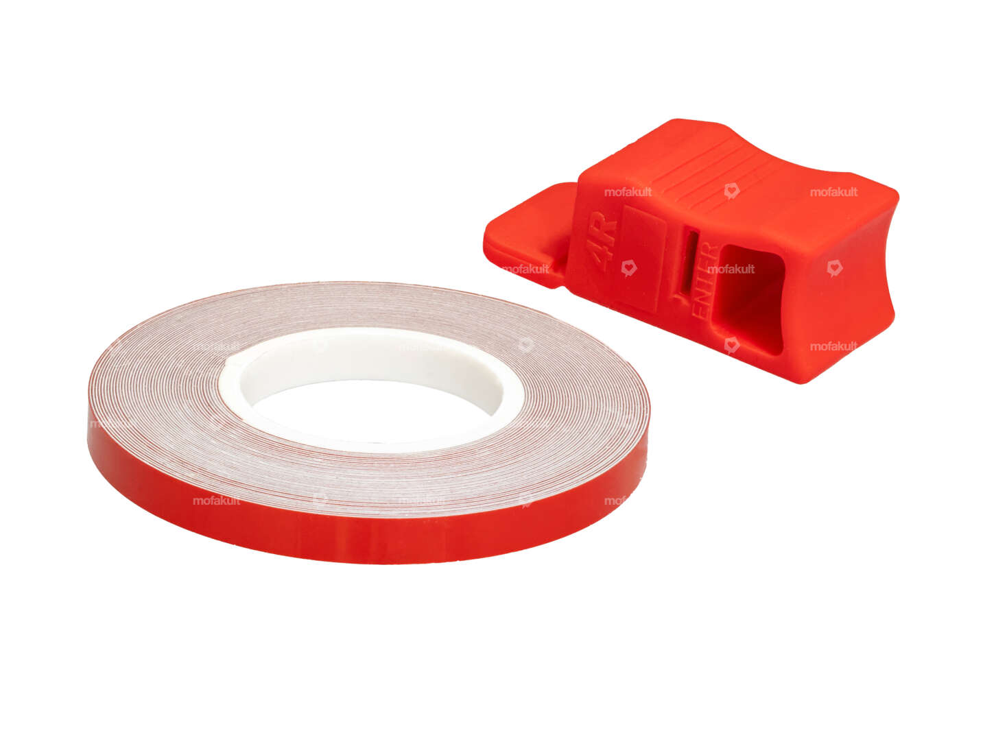 Rim tape 5 mm x 6 m red Carousel Image 1