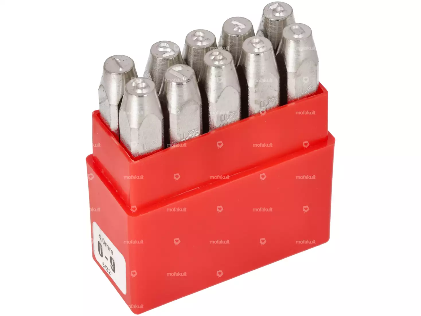 Schlagzahlen-Set 36-teilig – Zahlen 0-9 Und Buchstaben A-Z In 4 Mm Höhe