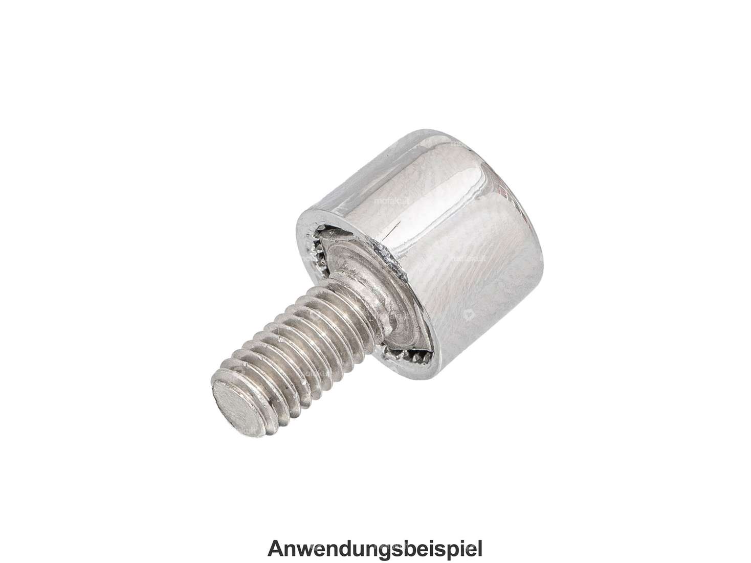 Abdeckung SW8-Aussensechskant (M5) Chrom Carousel Image 4