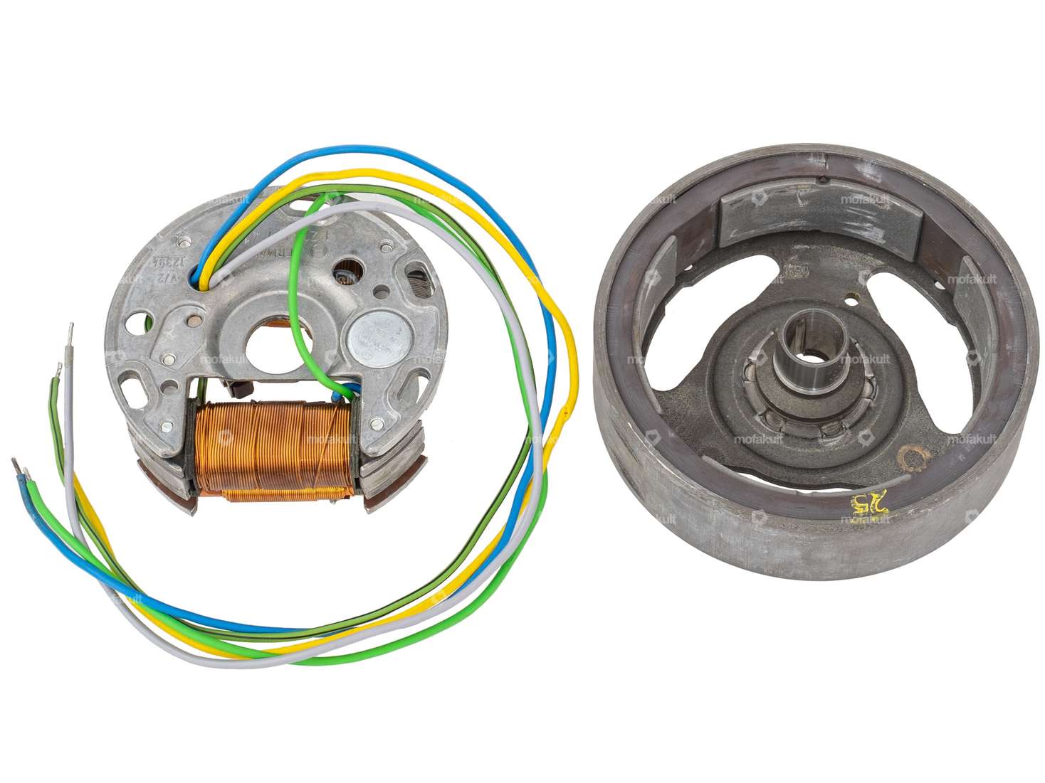 Zündung rechtsdrehend externe Zündspule / Zusatzlichtspulen 6V 22-5 / 10W NOS Carousel Image 2