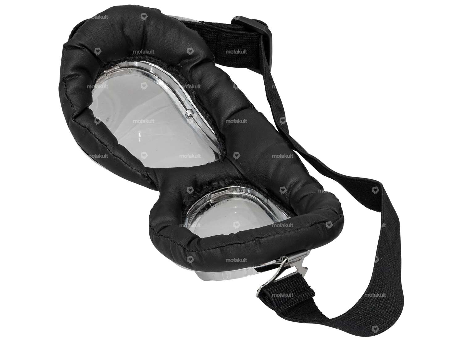 Aviator glasses round chrome Carousel Image 2