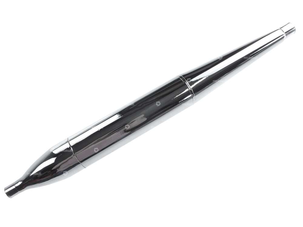 Endtopf Flöte Ø 28 / 70 mm Chrom Carousel Image 1