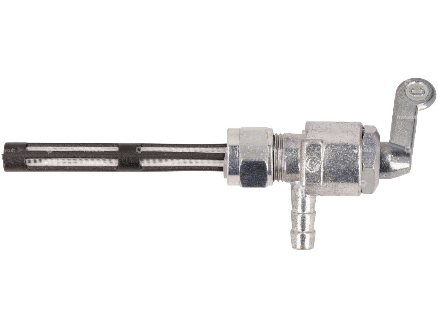 Benzinhahn horizontal M12x1 (mit Überwurfmutter) unten abgehend Carousel Image 1