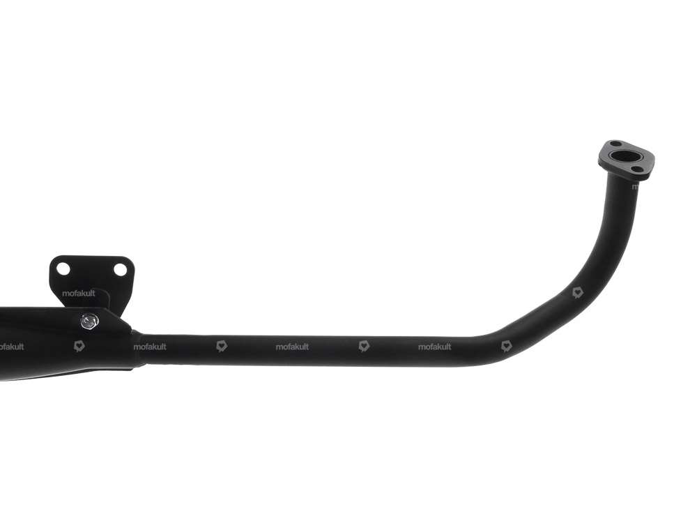 Auspuff 22 mm gerader Auslass schwarz | Tomos A3 Carousel Image 2