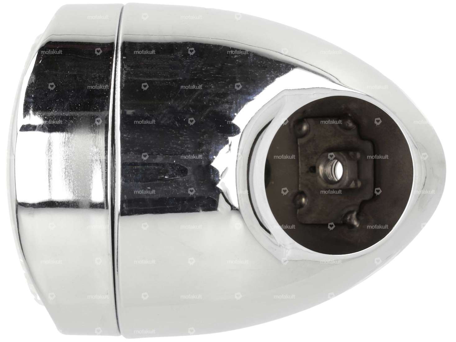 Eierlampe Ø 103 mm (mittige Befestigung) Chrom Carousel Image 2