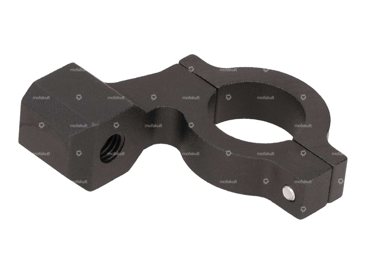 Mirror mount M8 aluminum black Carousel Image 2