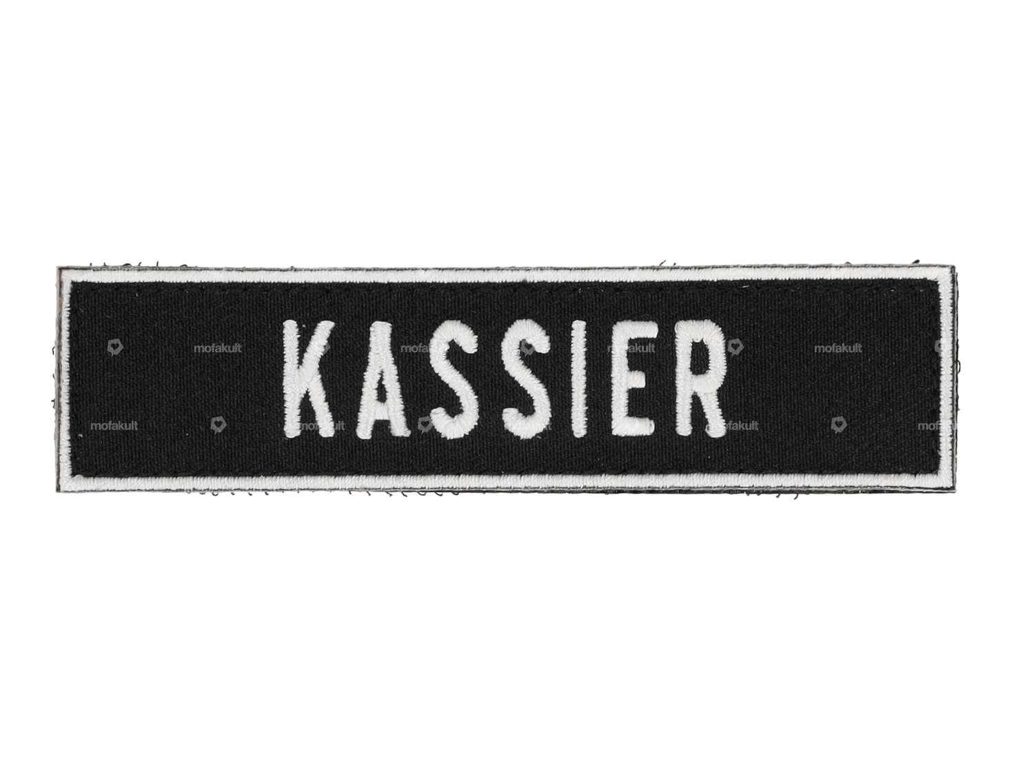 mk-Merch Klettt-Patch «KASSIER» 100 x 25 mm Carousel Image 1