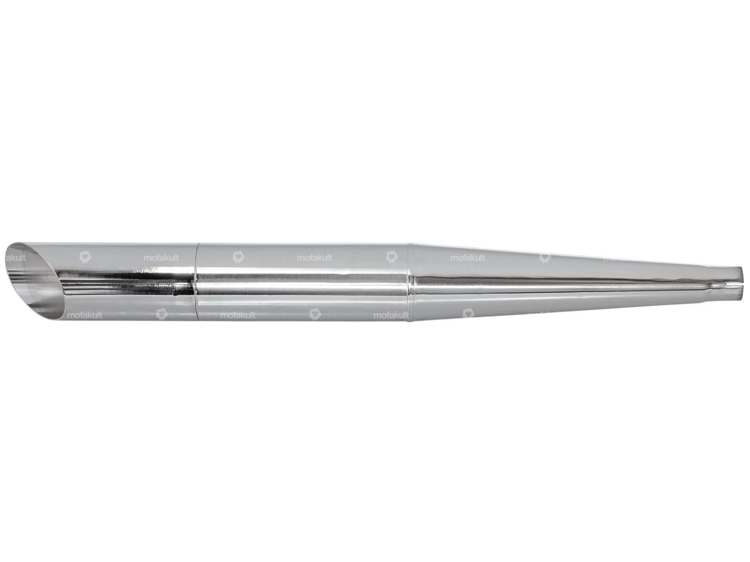 swiing® ingenious Endtopf Drag Pipe 45° Chrom Ø 28 / 70 mm Carousel Image 1