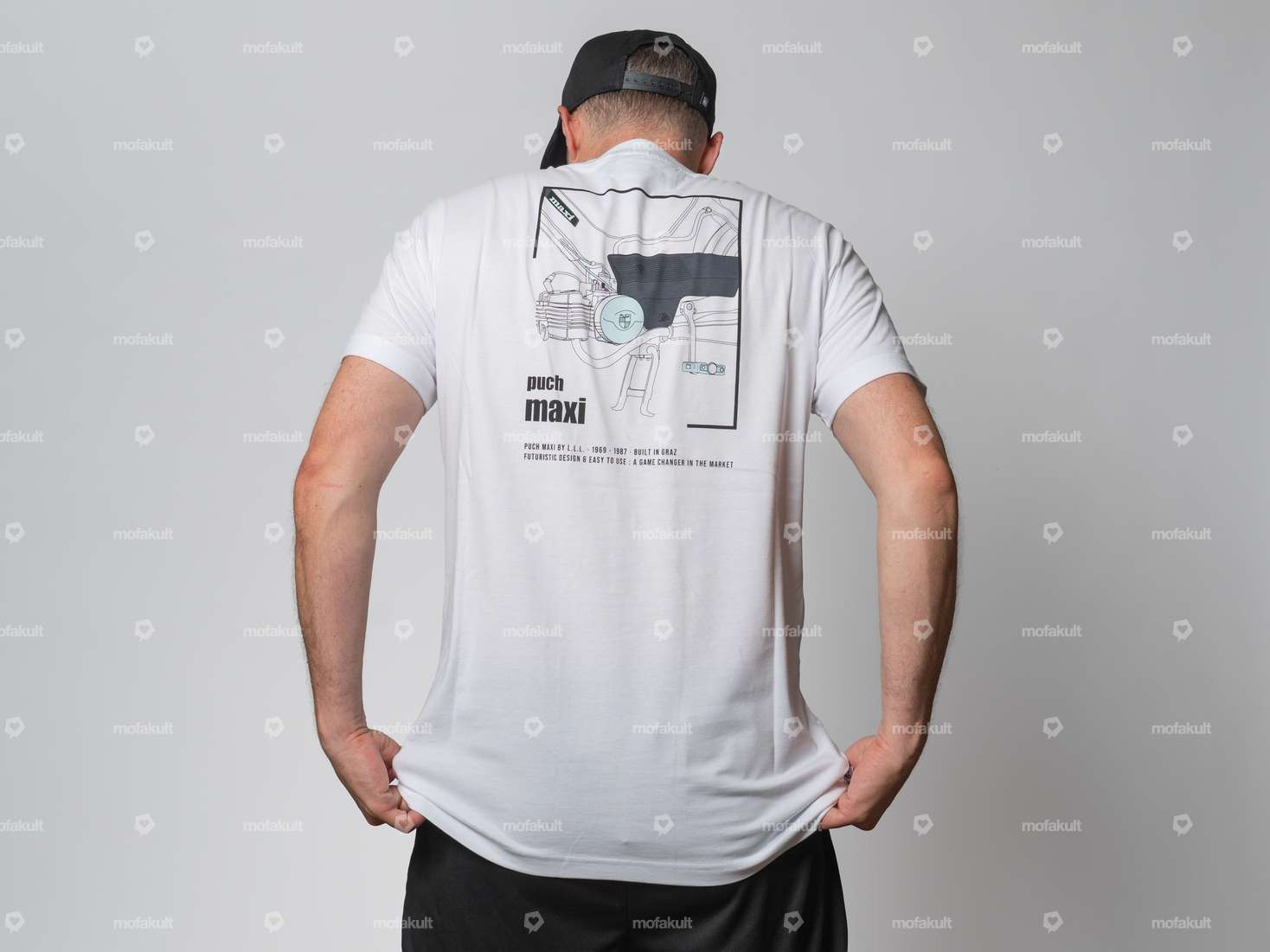 KULTWEAR T-Shirt "Puch" white Carousel Image 2