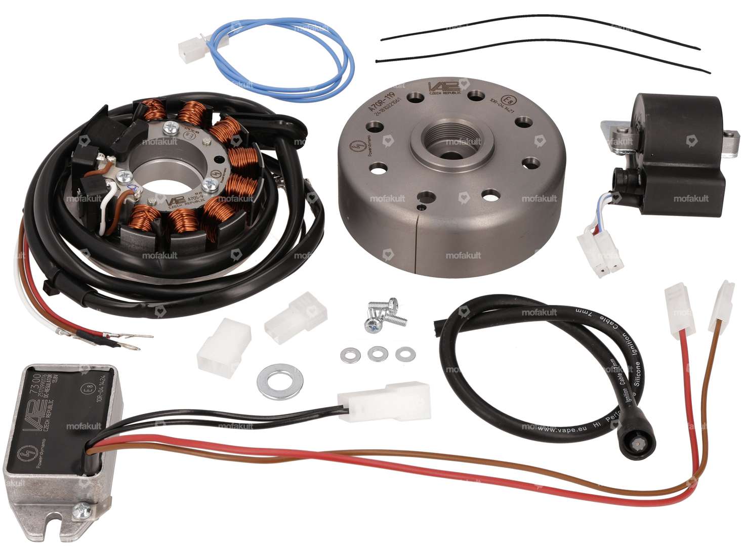 Vape Zündung 12V rechtsdrehend | Morini 4VTS / 4VTSR / 5VTS / 5VTSR Carousel Image 1
