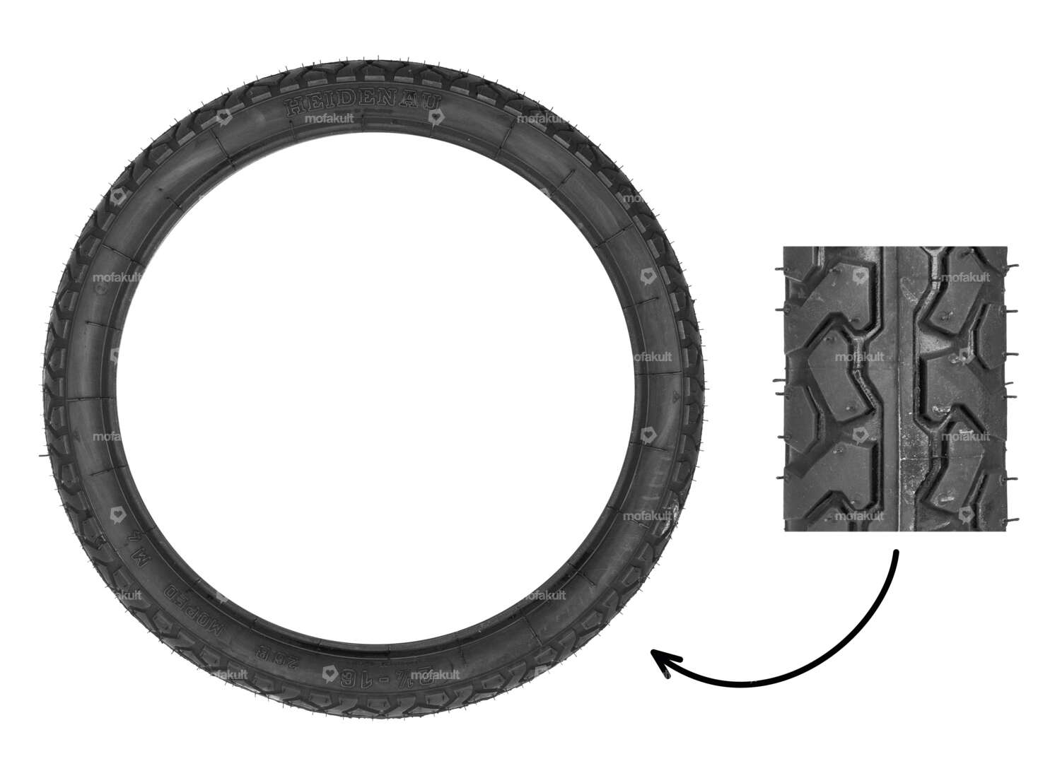 Heidenau 2.25 x 16" Reifen M4 Allround Carousel Image 1