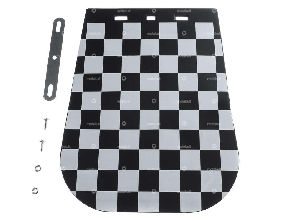 Spritzschutz Lappen «Checker-Flag» gross Carousel Image 1