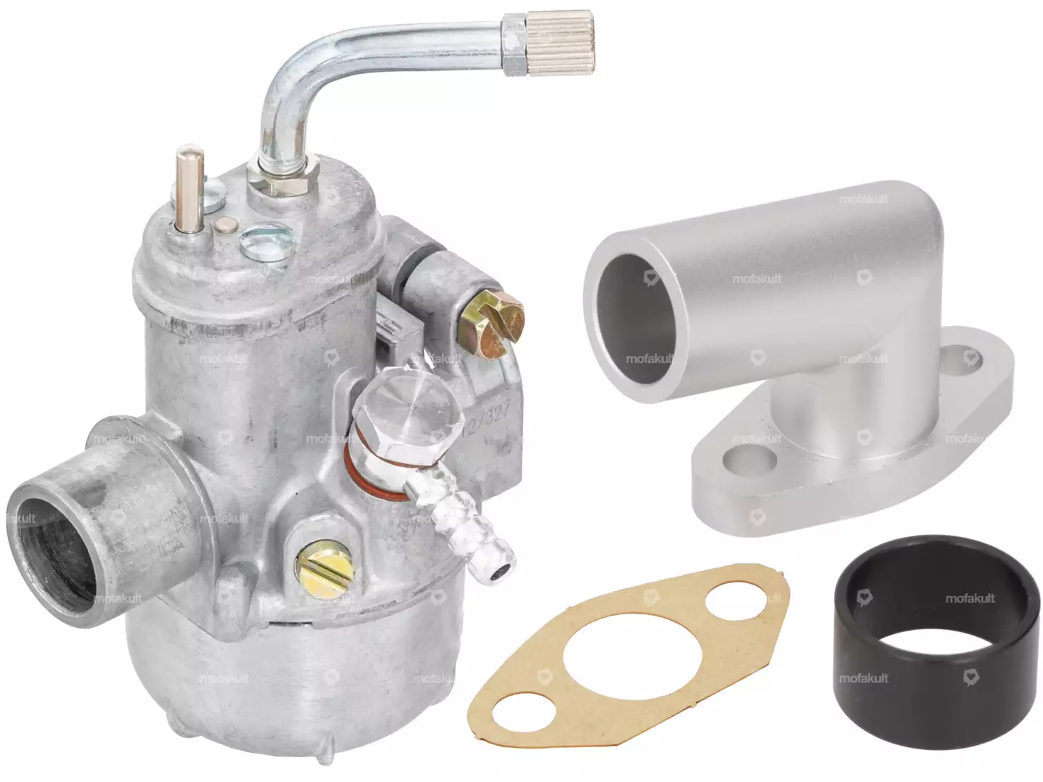 Motorradvergaser 15mm Bing-Stil - Für Puch Moped Maxi Motor - 20mm Einlassdurchmesser Ersatzvergaser