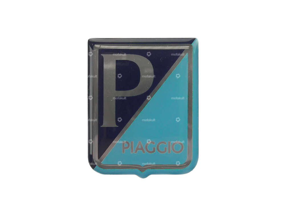 Sticker "Piaggio" 3D silicone 49 x 39 mm Carousel Image 1
