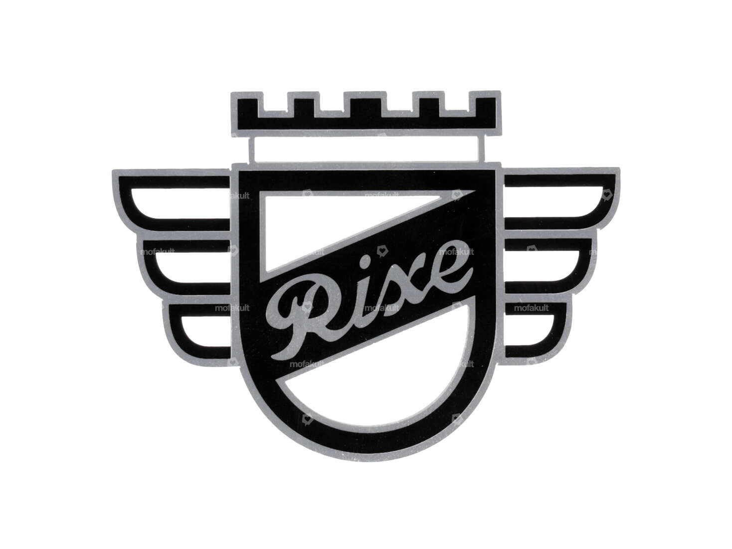 Aufkleber Wappen «Rixe» 75 x 55 mm | Sachs Rixe Carousel Image 1