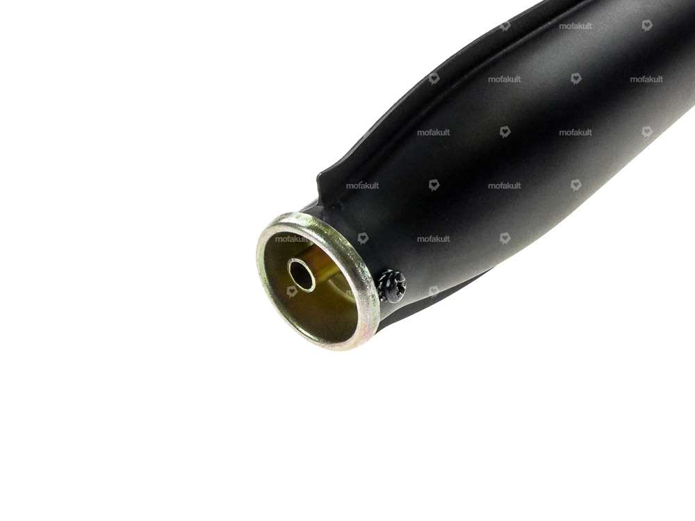 Auspuff 25 mm schräger Auslass schwarz | Tomos Carousel Image 4