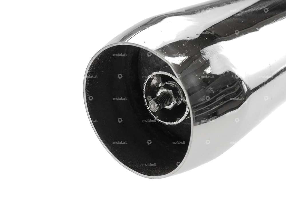 Endtopf Zigarre Ø 32 / 70 mm Chrom Carousel Image 4