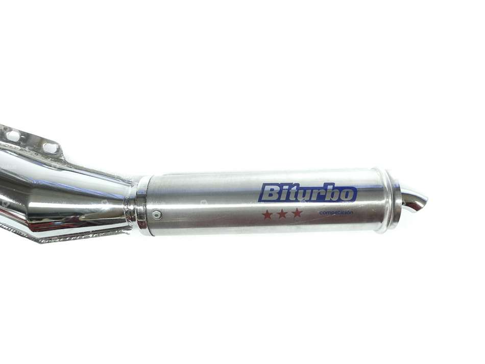 Biturbo Auspuff Chrom / Alu | Puch Carousel Image 3