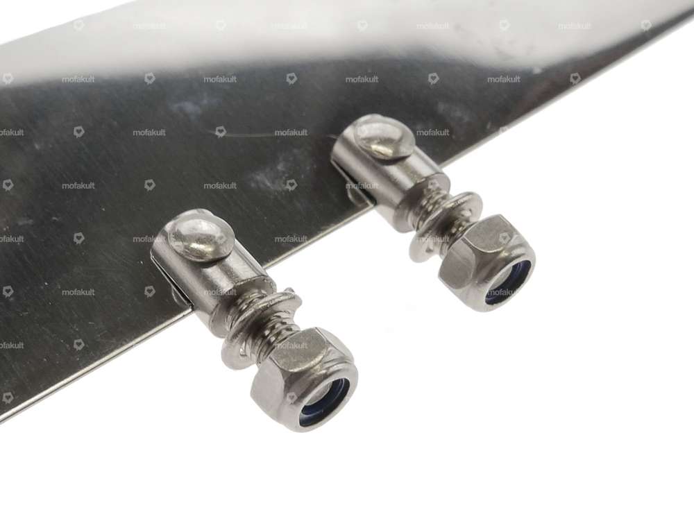 Schutzblechspoiler *Tropfen* Inox Carousel Image 2