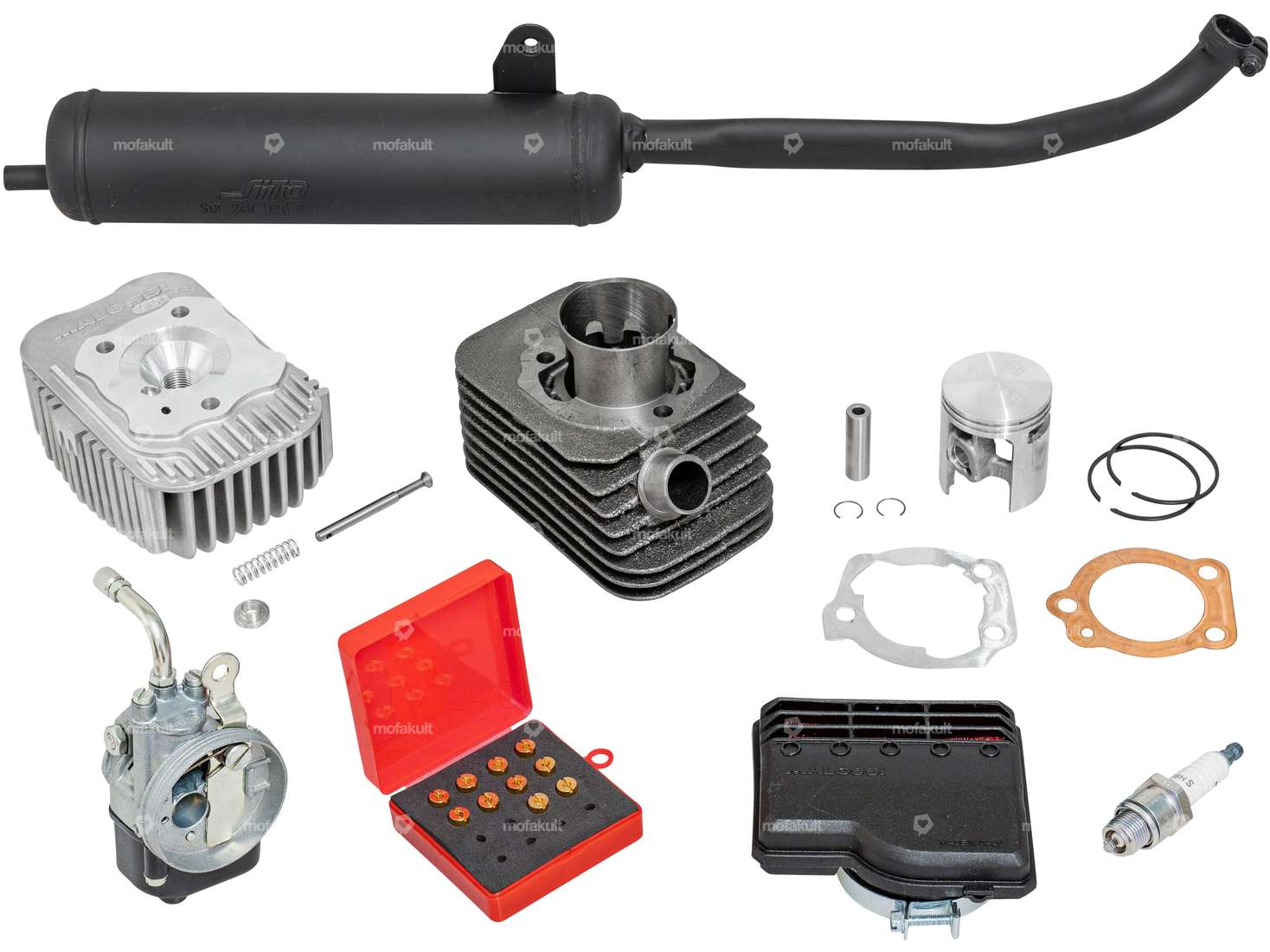 Malossi Tuning-Set 43 mm | Piaggio Ciao, Bravo, Boxer Carousel Image 1