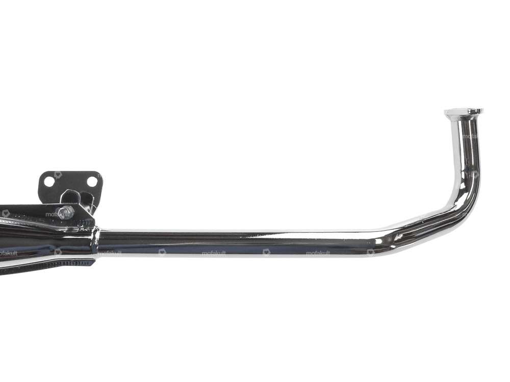 Auspuff 25 mm gerader Auslass Chrom | Tomos Carousel Image 2