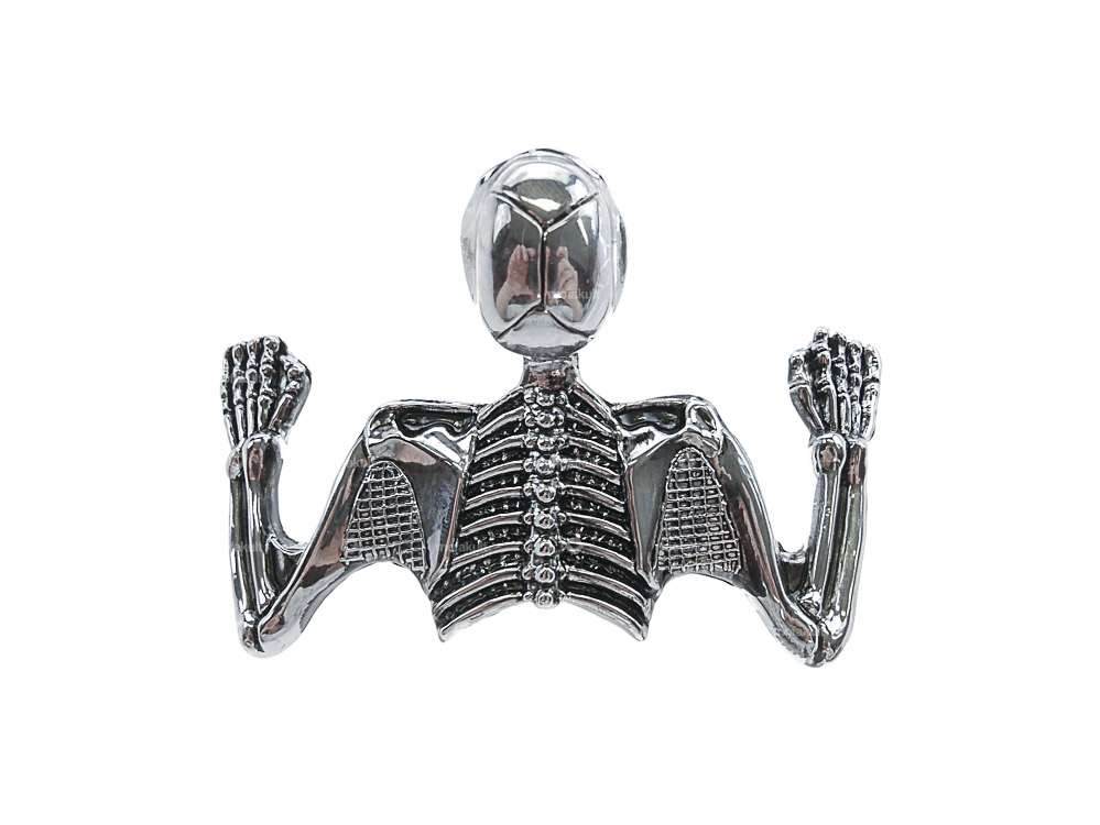 Visier Skull klein Chrom Carousel Image 2