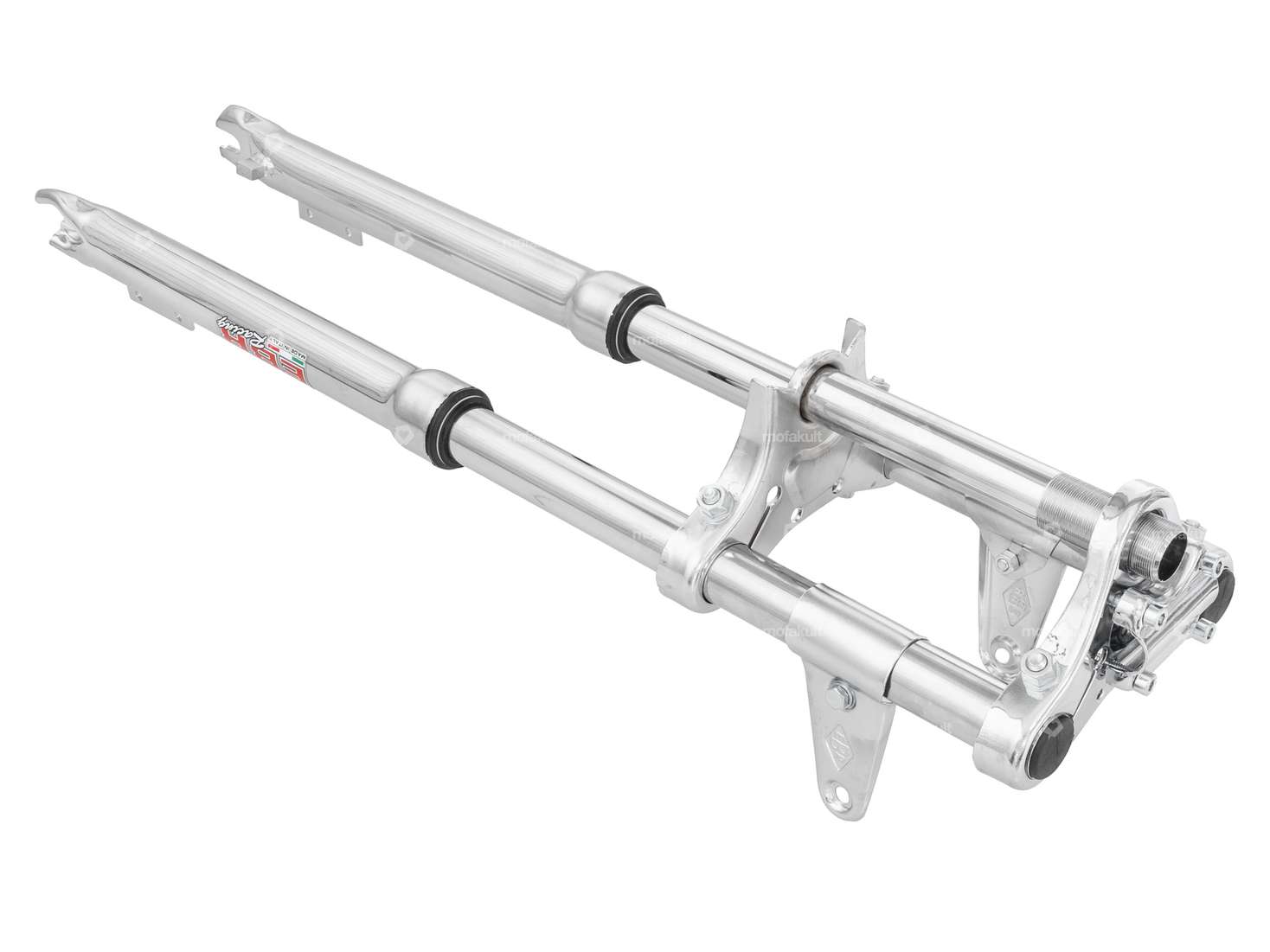 EBR fork telescopic (long) with lugs chrome | Puch Carousel Image 2